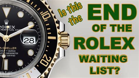 rolex wait list 2022|waiting list for rolex watches.